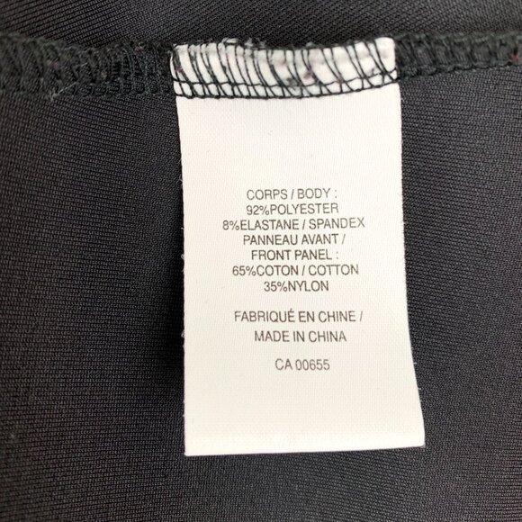 Black Satin Lace Sleeveless Fitted Top - Picture 8 of 9